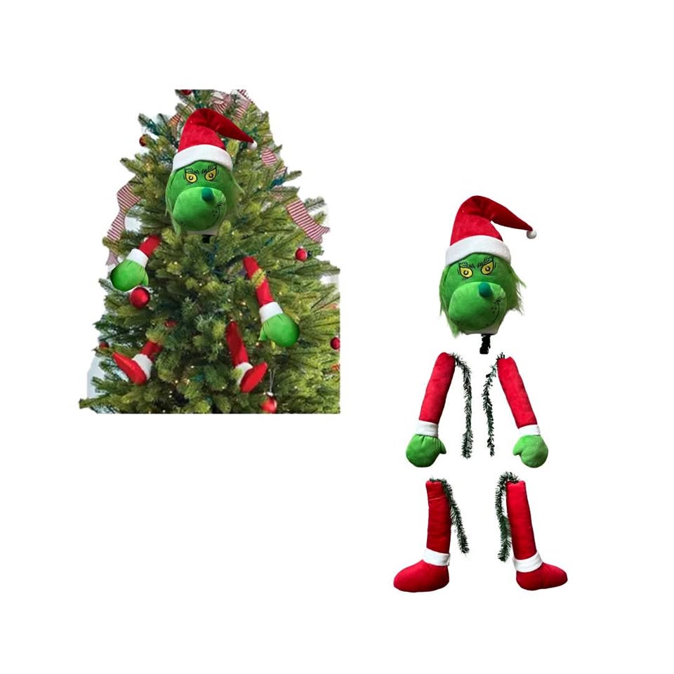 Adorno Navideño Cuerpo Grinch- Para Arbol de Navidad 🎄